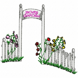 Garden Barriers Embroidery Design 11 Garden Barriers Embroidery Design 11